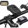 3 v 1 LED SVETLO NA BICYKEL ZVONČEK DRŽIAK NA CYKLOKOMPUTER GPS GARMIN IGPSPORT XOSS