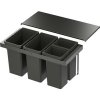 VS ENVI Flex Pro Systém na třídění odpadu KŠ 900 mm, 2×28/2×12,5 litrů, lávová