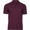 TEE JAYS STRECH DELUX TJ1405 / Pánska strečová polokošeľa - wine XL