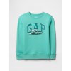 GAP Detská mikina s logom Zelená XXL Zelená Zelená