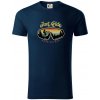 Just ride mountain bike - Tričko z organickej bavlny - 3XL ( Tmavomodrá (takmer čierna) )