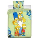 Jerry Fabrics obliečky Simpsons Family bavlna 140x200 70x90