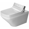 Duravit DuraStyle Závesné WC na SensoWash, s WonderGliss, biela 25375900001