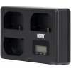 Newell TT-USB-C Tripple-Channel Charger for LP-E6 for Canon