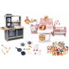 Set domček pre bábiku trojkrídlový a kuchynka so zvukom Large Doll´s Play Center Soft Baby Nurse Smoby s nastaviteľnou výškou a potravinami