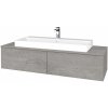 Dreja Kúpeľňová skrinka MODULE SZZ12 140 umývadlo Glance - D01 Betón / D01 Betón