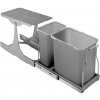 Sinks EK9076 PATTY 30 Odpadkový kôš - sorter, vstavaný, výsuvný 1x8l + 1x16l