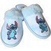 DISNEY teplé papuče, kožušina, tvrdá podrážka STITCH 35