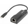 LANBERG USB->RJ45 ETHERNET ADAPTÉR SÍŤOVÁ KARTA USB-C 3.1 1X RJ45 1GB KABEL NC-1000-02 Lanberg
