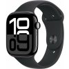 Apple Watch Series 10 GPS 42mm Jet Black Aluminium Case with Black Sport Band - M/L MWWF3QC/A