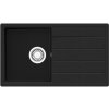 Granitový drez Teka COMFOR 45 B-TQ 1B 1D Čierna metalická