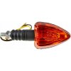 Smerovka Mini Žralok - čierna oranžová HOMOLOGÁCIA, žiarovka 12V 23W