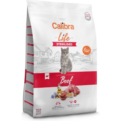Calibra Cat Life Sterilised Beef 6 kg