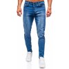 Bolf 6458 pánske slim fit rifľové nohavice tmavomodré