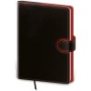 Helma 365 Denný diár A5 Flip čierno/červený 2026