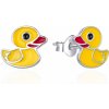 Agato Strieborné náušnice Kačičky AGT-ED014P