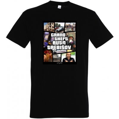 debylko tričko GTA Trebišov čierne