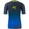 Karpos VAL DI DENTRO tričko Black/Indigo Bunting/Green Fluo Veľkosť: M