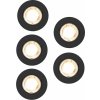 Nordlux Canis zapustené svietidlo 5x4.7 W čierna 49750103
