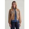 Gant 1949 Arch Bomber Sweat Caramel Beige