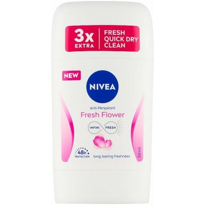 Nivea Fresh Flower tuhý antiperspirant 50 ml