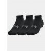 Ponožky Under Armour Essential Low Cut 3Pk-BLK – čierne Velikost: S