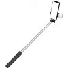 MG Telescopic Bluetooth selfie tyč s LED svetlom 1m, čierna