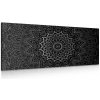 Obraz vintage Mandala v indickom štýle v čiernobielom prevedení