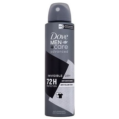 Dove Men + Care Advanced Invisible Dry 72H deodorant ve spreji antiperspirant 150 ml pro muže