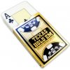 Karty COPAG GOLD RANGE 100% plastové, čierne (Kvalitné plastové pokrové hracie karty, 1 balík)