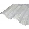 PolyPiù Trapézová polykarbonátová doska 76/18 čirá štruktúra mikroprizma Più 0,9 mm 1040 x 3000 mm číre 1 ks