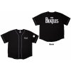 Košeľa The Beatles - Apple Logo / Walking, Unisex,Čierna,M