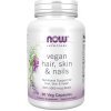 NOW Foods NOW Vegan Hair, Skin & Nails 90 rostlinných kapslí