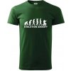 Evolúcia airsoft - Klasické pánske tričko vyššej gramáže - S ( Fľaškovozelená )