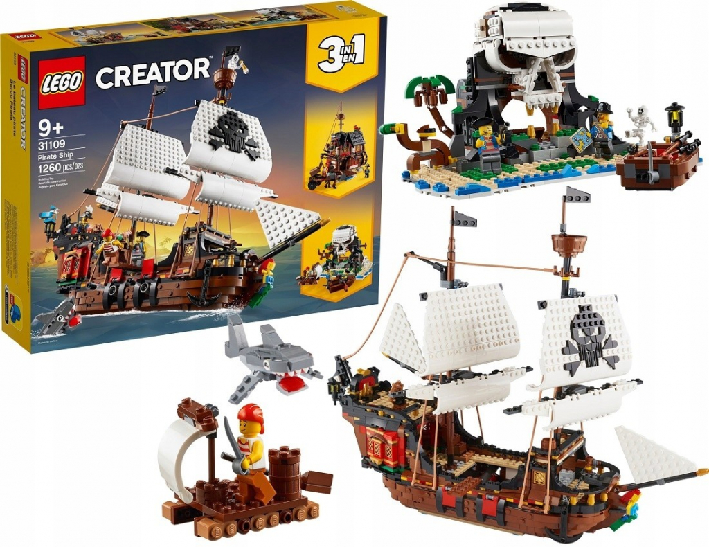 LEGO® Creator 31109 Pirátska loď od 95,03 € - Heureka.sk