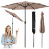 Skladací záhradný slnečník s 6 segmentmi 300 cm s obalom Plonos PL-884