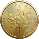 Royal Canadian Mint Maple Leaf Gold 1 oz