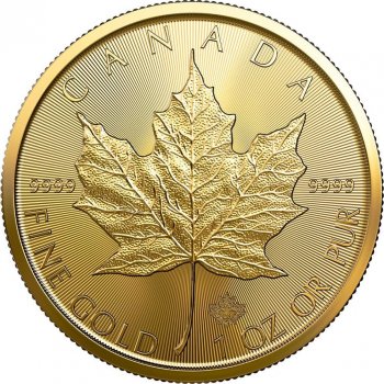 Royal Canadian Mint Maple Leaf Zlatá minca 1 oz