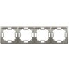 CB Elektro Rámček 4-násobný satén metal. SIMON Basic Standard (simon)