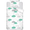 Xpose obliečky Mráčiky mätové 100 x 135 cm 40 x 60 cm
