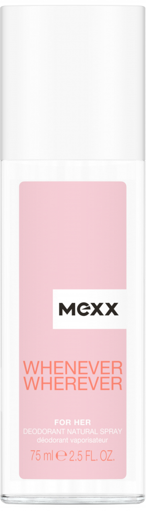 Mexx Whenever for Her parfémovaný dezodorant sklo 75 ml