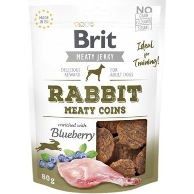 Brit Jerky Rabbit Meaty Coins 80 g