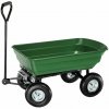 tectake 400913 záhradný prepravný vozík sklopný 300 kg - zelená