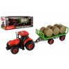 Teddies Traktor Zetor s vlekom a balíkmi 36cm