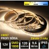 LEDprodukt PROFI LED pásik 120LED/m SMD1808 9,6W/m DUAL-WHITE IP65 12V