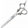 Kadernícke nožnice Wolf 6,0 Professional Sharky-B Silver