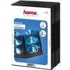 Hama DVD Quad Box, obal na 4 DVD, s fóliou, čierny, balenie 5 ks (cena za balenie)