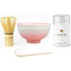 Matcha čaj set - Kasai 30g (plechovka) ružová