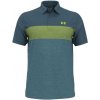Pánske golfové tričko Under Armour Playoff 3.0 Chest Stripe L Čierna/Ružová