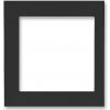 ABB, s.r.o. Levit - 3901H-A00255 63 - Rámček jednonásobný s otv. 55x55, krajný - onyx